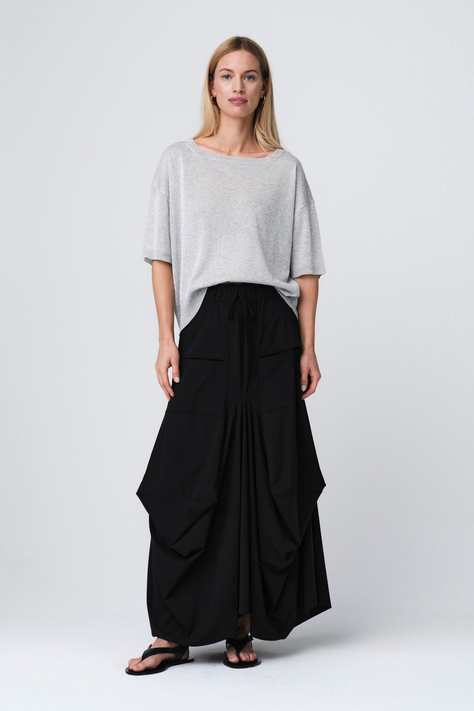 Fine Viscose Top 26011 | Silver