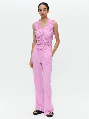 Carola structure technical jersey pants | Pink