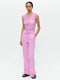 Carola structure technical jersey pants | Pink