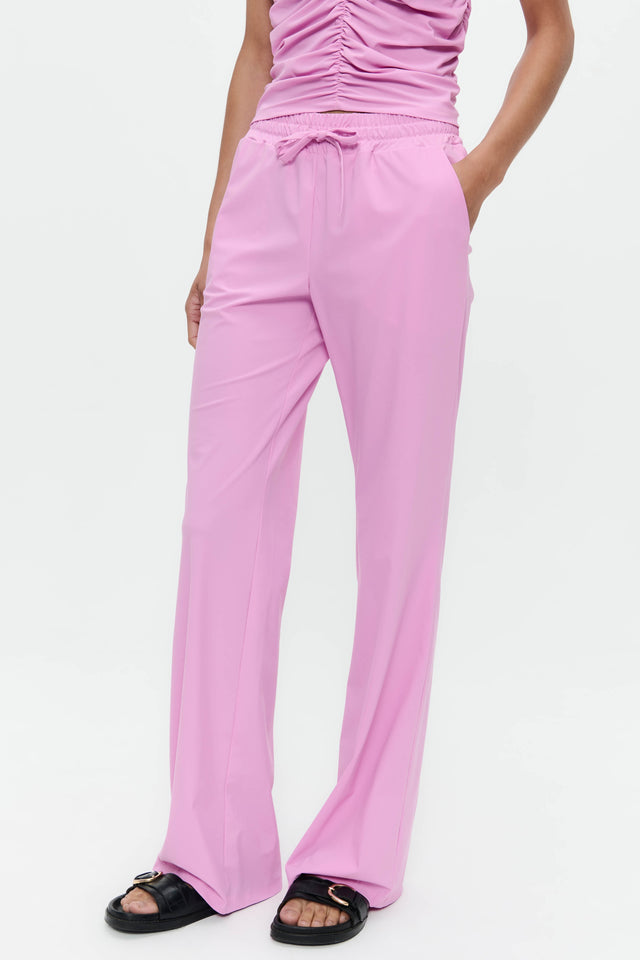 Carola structure technical jersey pants | Pink