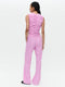 Carola structure technical jersey pants | Pink