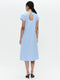 Fennela dress technical jersey | Mid Blue
