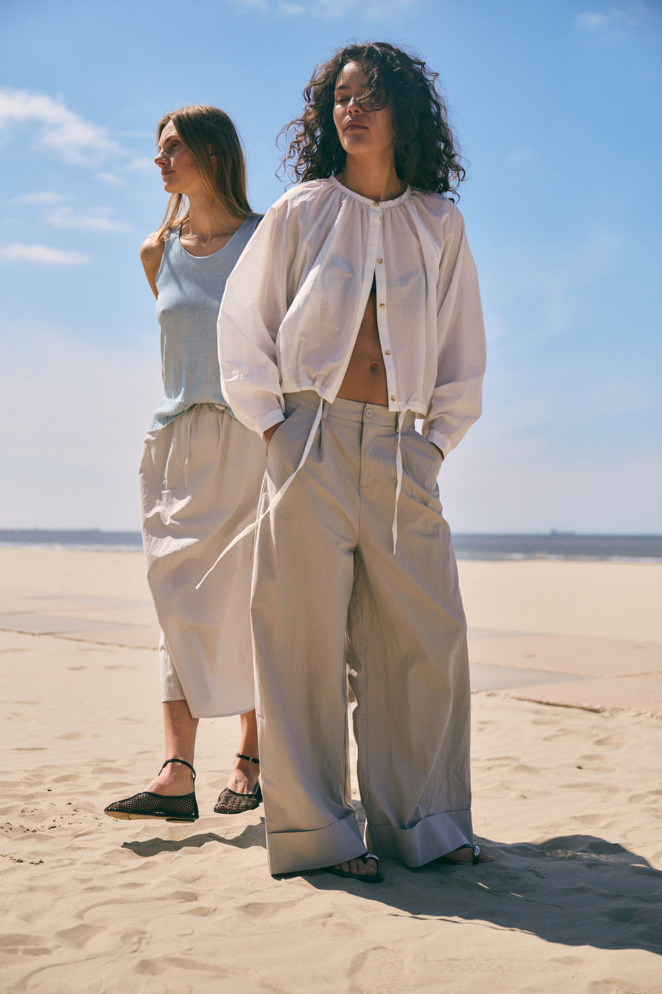 Kenta cotton blouse | White