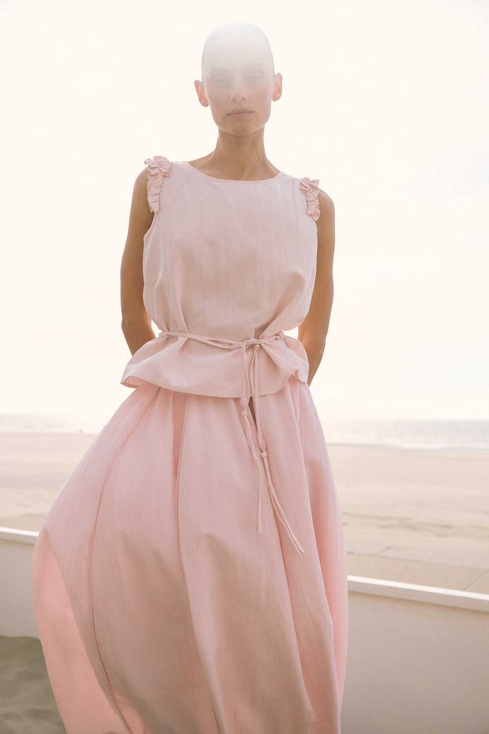 Masako viscose mix top | Pink