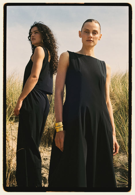 Mathilda jumpsuit technical jersey | Black