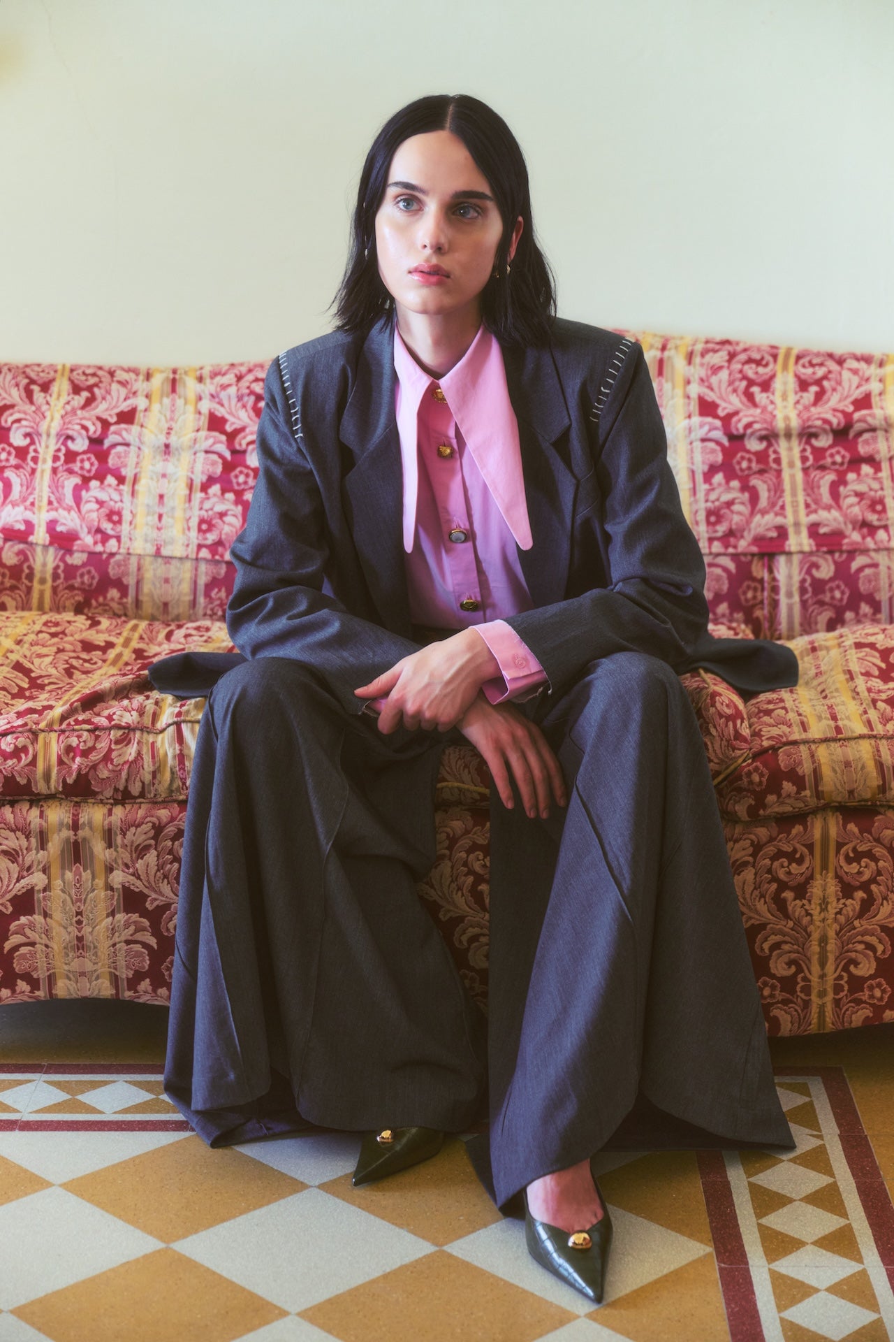 Lux move oversized blazer | Grey