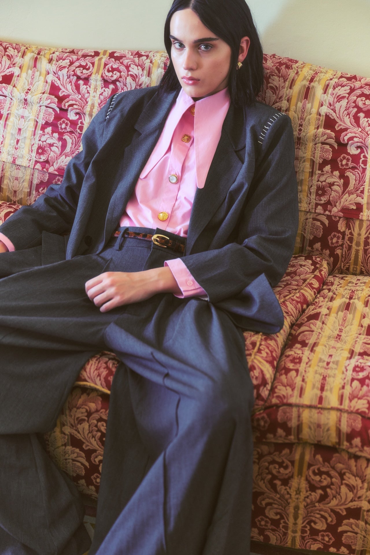 Lux move oversized blazer | Grey