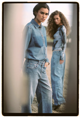 Saige ankle leg Kyoto jeans | Flu Blue