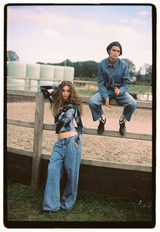 Saige ankle leg Kyoto jeans | Flu Blue