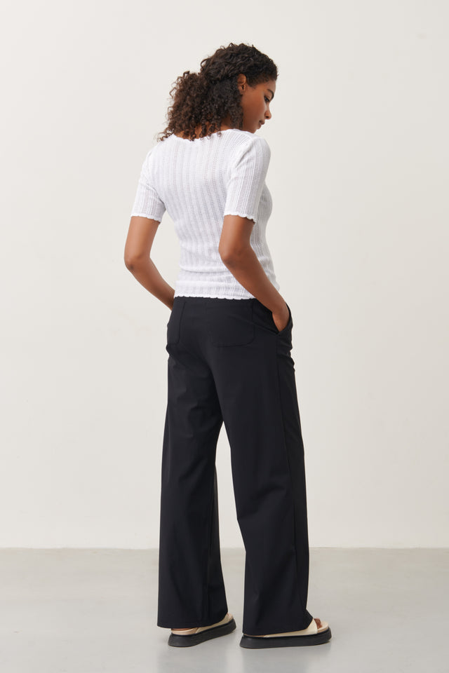 Elise Pants Technical Jersey | Black