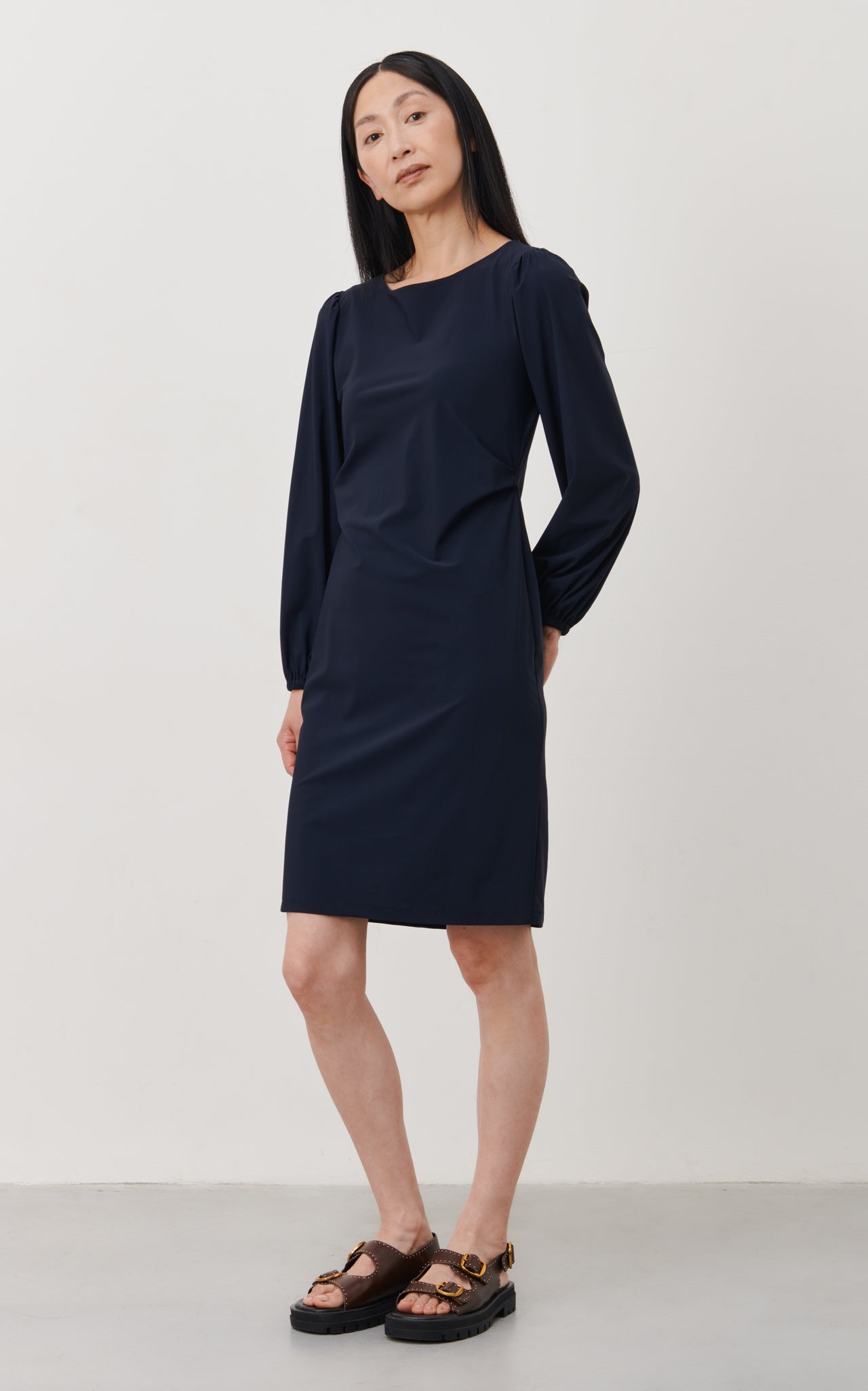 Lea Dress Technical Jersey | Red