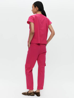 Sesamo poplin pants | Fuxia