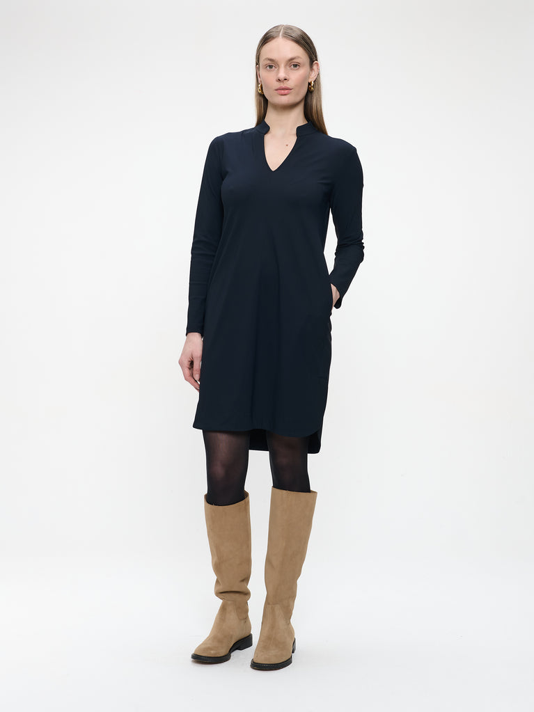 Gerrie dress technical jersey | Black