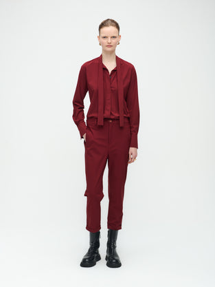 Magda Blouse Technical Jersey | Amaranto
