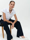 Wilma blouse technical jersey | White