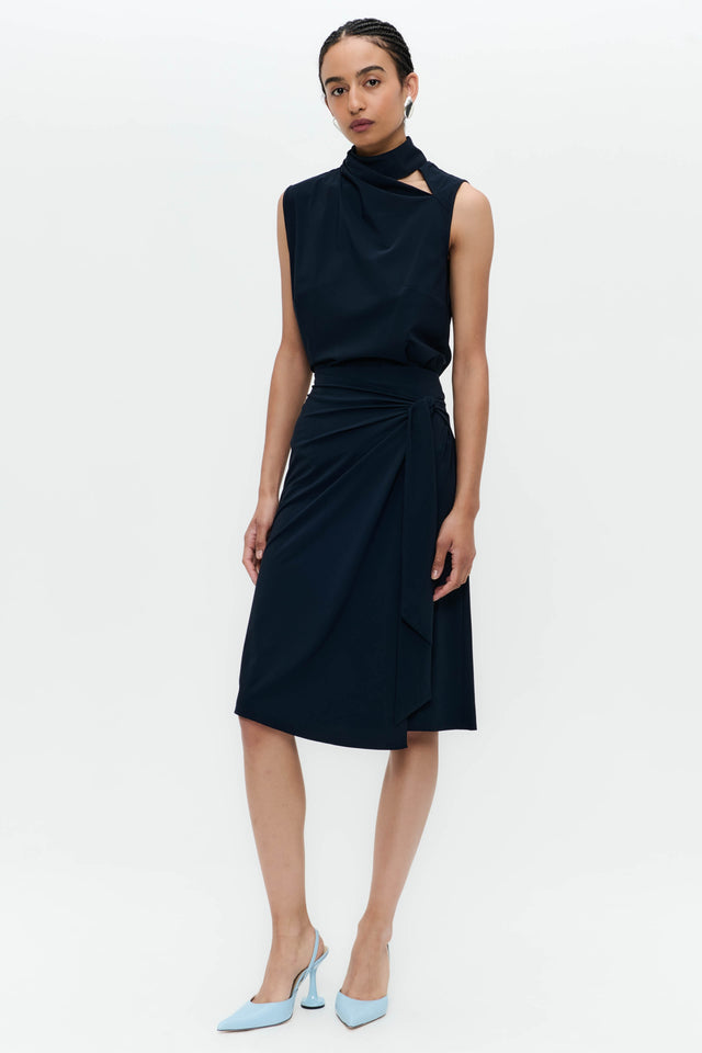 Ilona skirt technical jersey | Blue