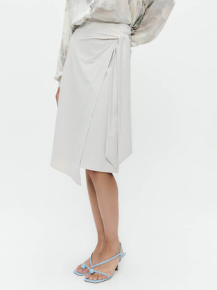 Ilona skirt technical jersey | Sand