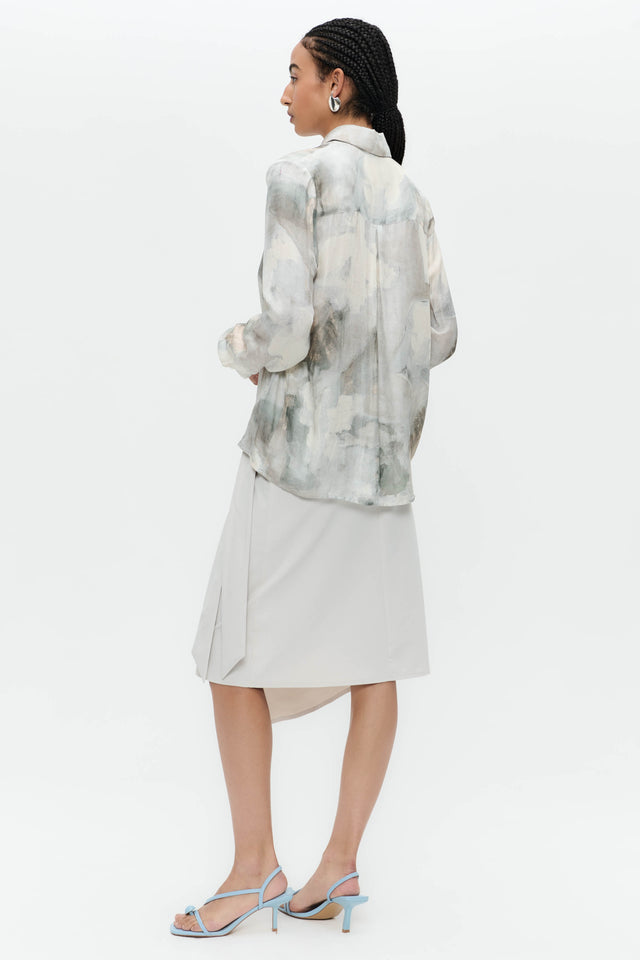 Ilona skirt technical jersey | Sand