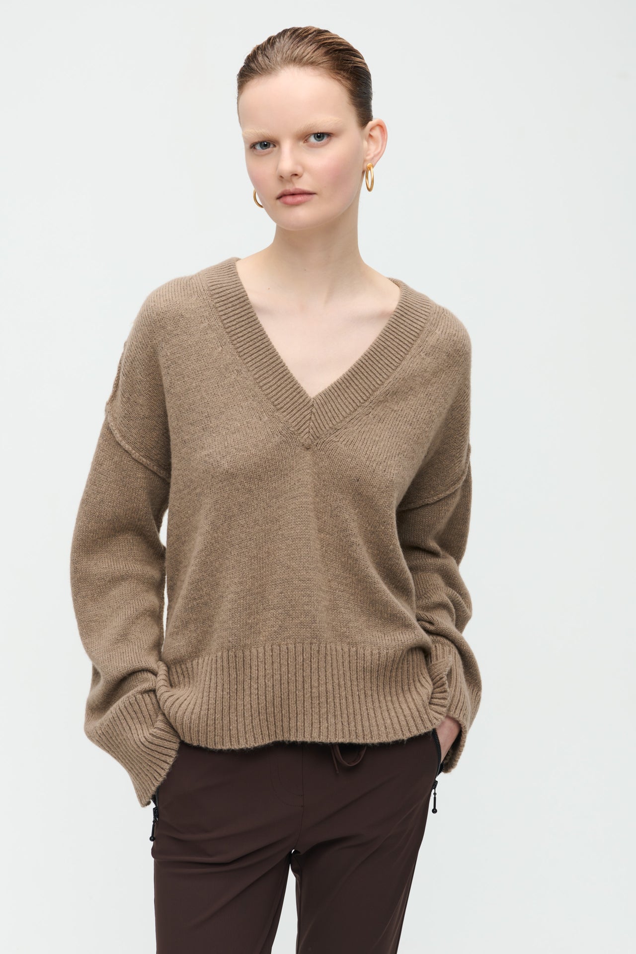 Andy Pullover | Taupe