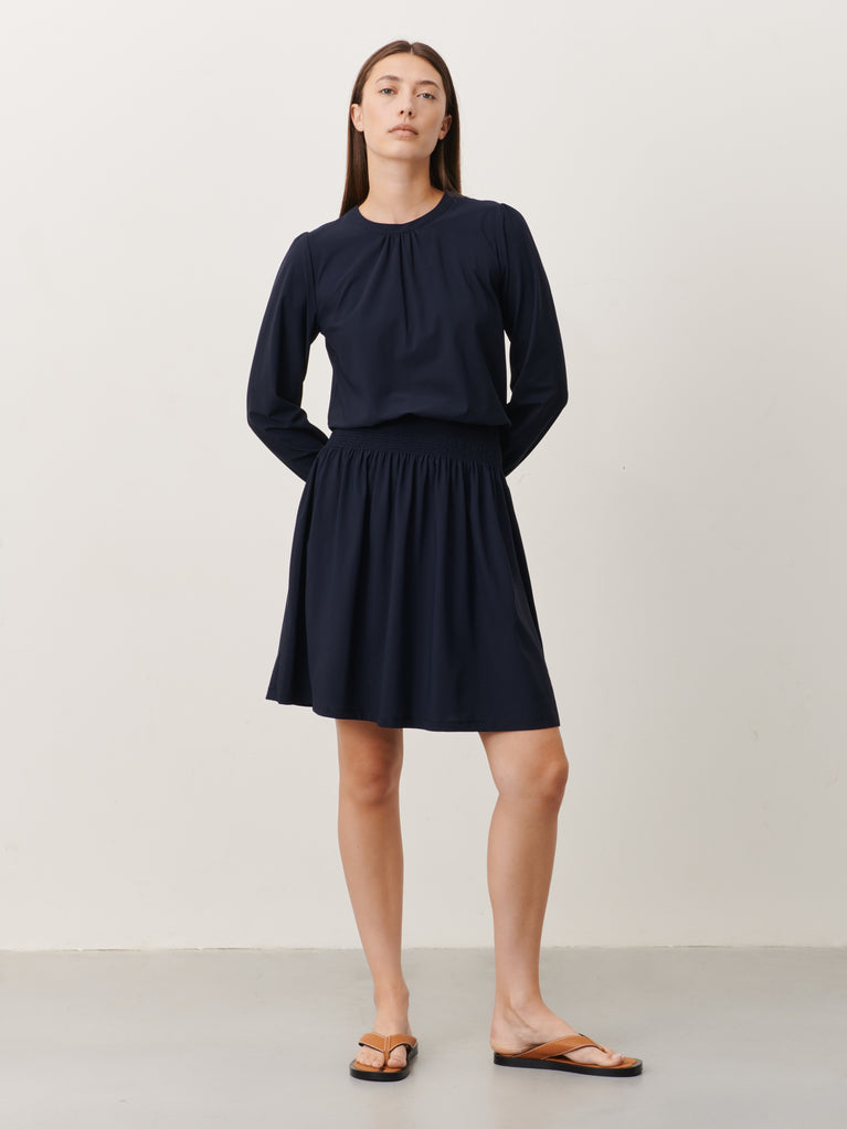 Janny Dress-1 Technical Jersey | Blue