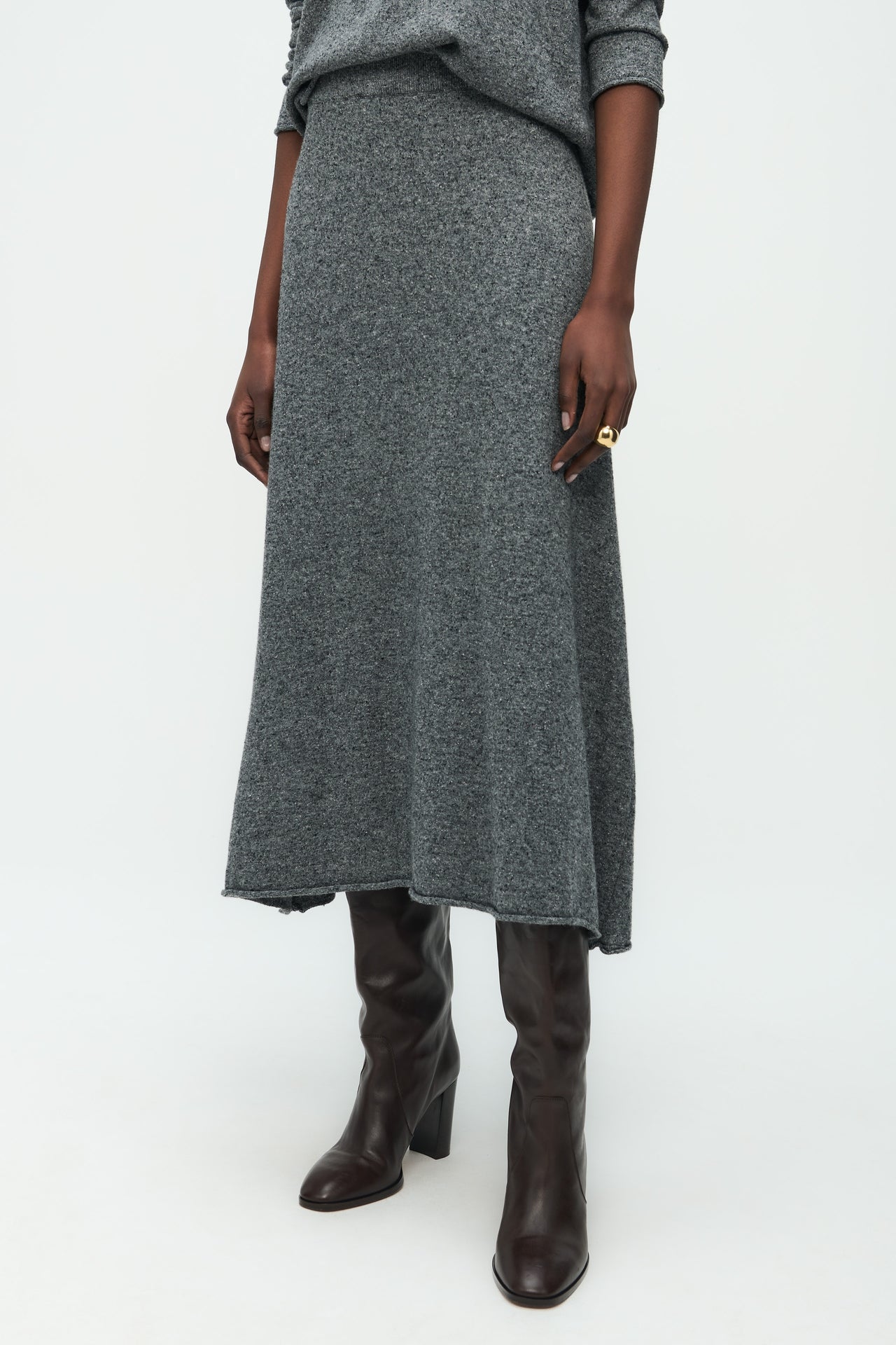 Holli Winter Skirt | Grey