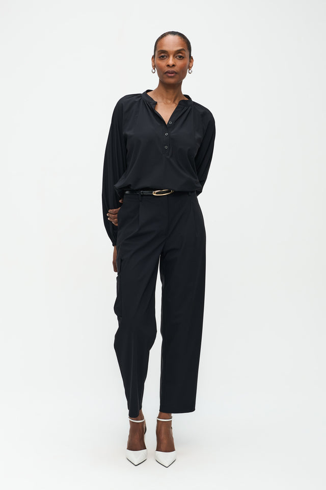 Franc Blouse Technical Jersey | Black