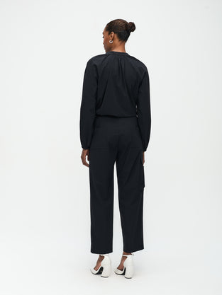 Franc Blouse Technical Jersey | Black