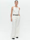 Marika viscose top | Off White