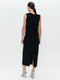 Romana dress technical jersey long | Black