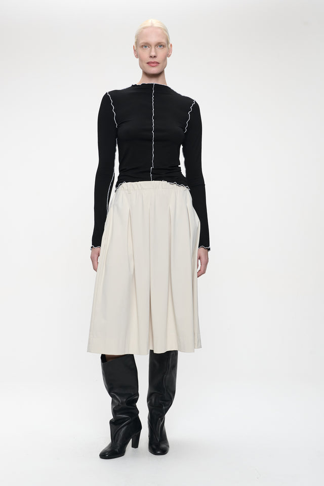 Janette top | Black White