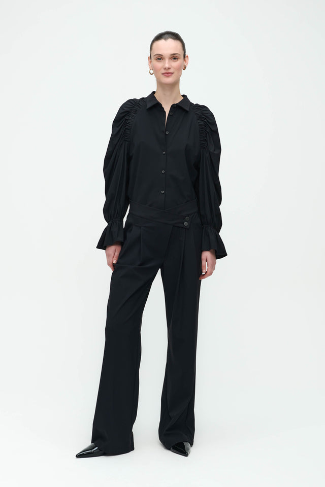 Mima Blouse Technical Jersey | Black