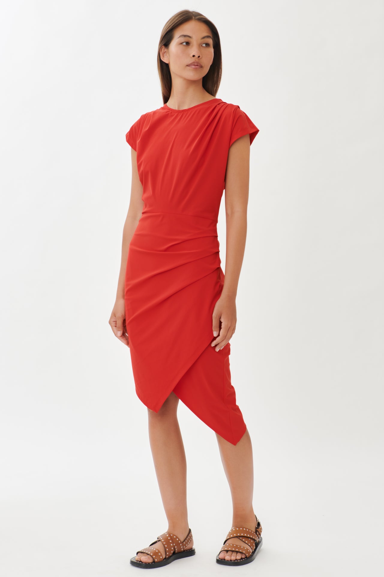 Luxor Dress Technical Jersey | Red