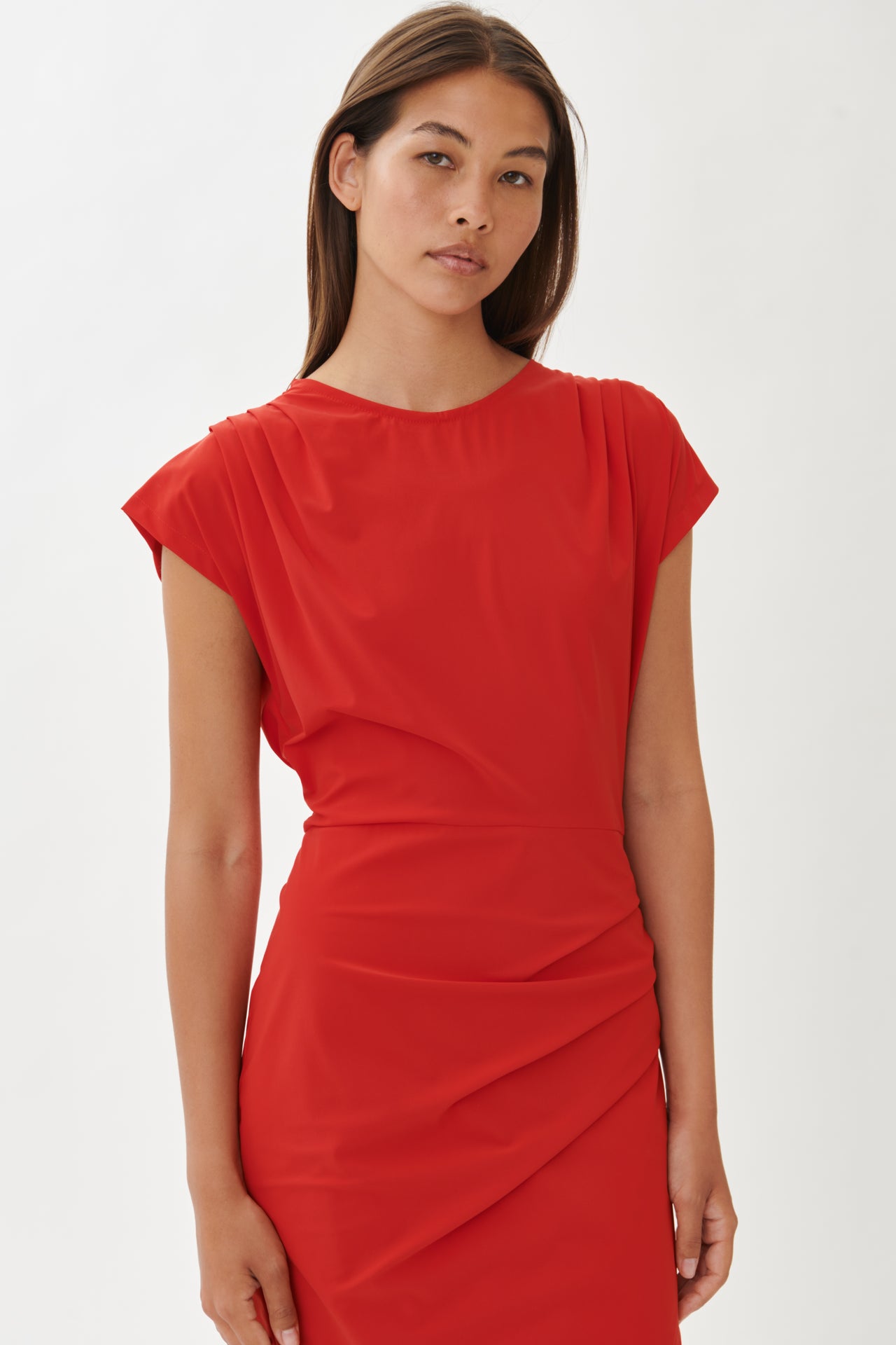 Luxor Dress Technical Jersey | Red