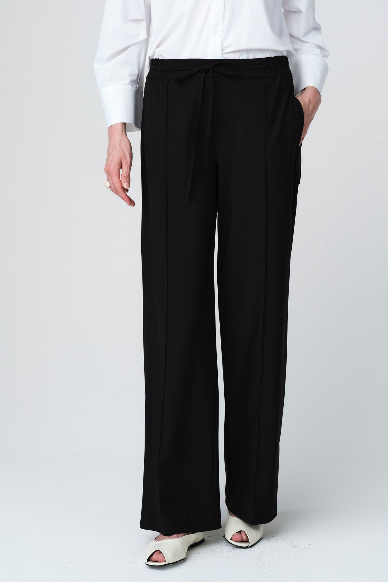 Jolien pants technical jersey | Black