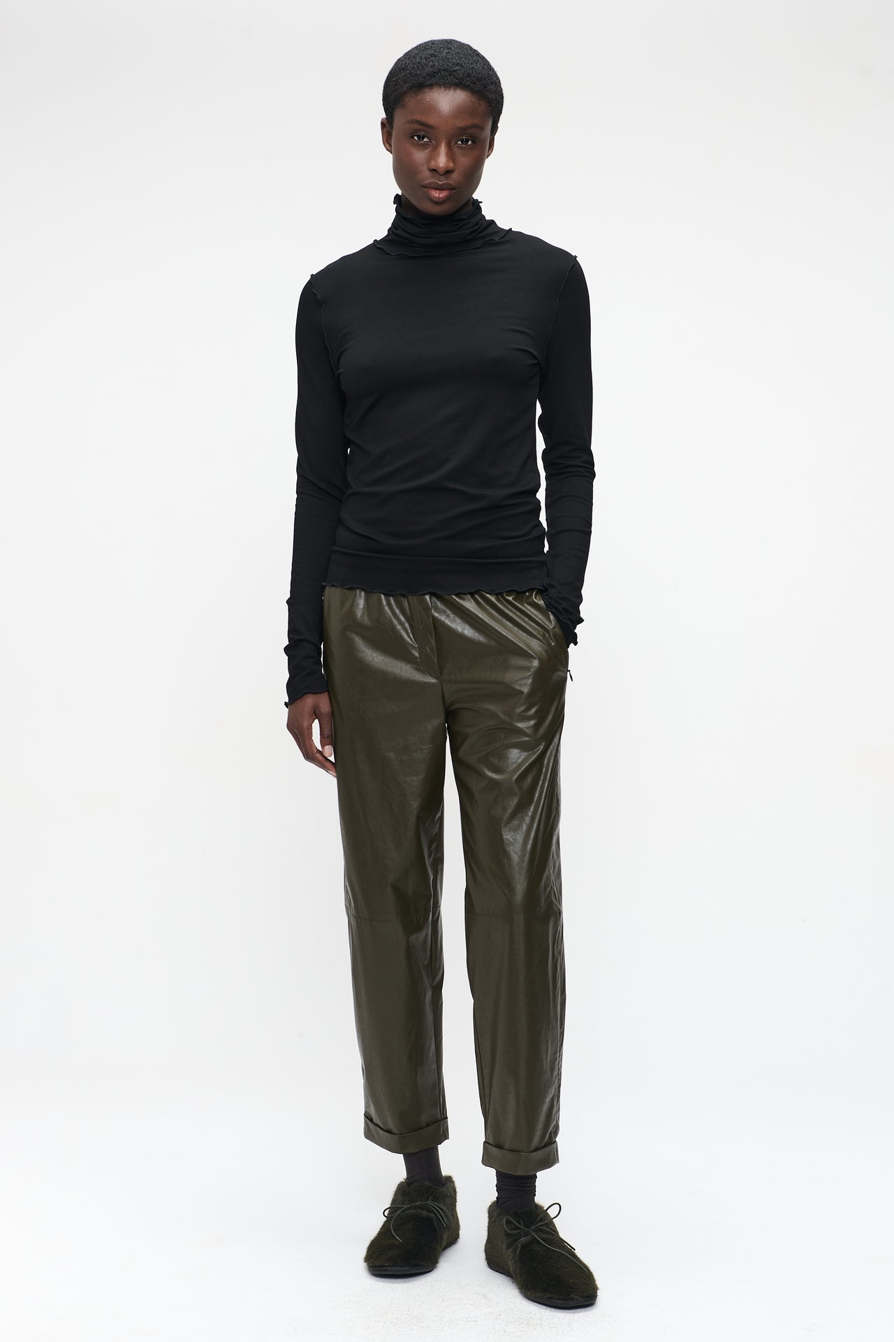 Janice viscose top | Black