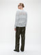 Shiny Pullover 1034 | Light Grey