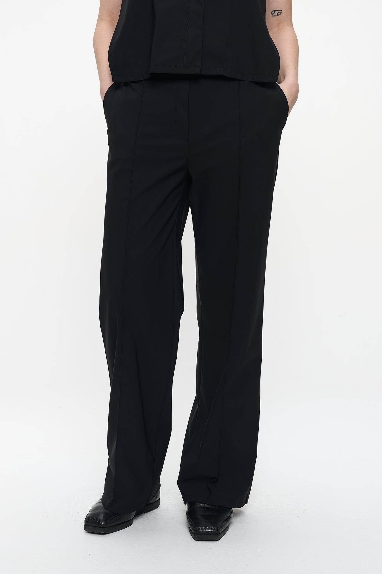 Thera pants brush technical jersey | Black
