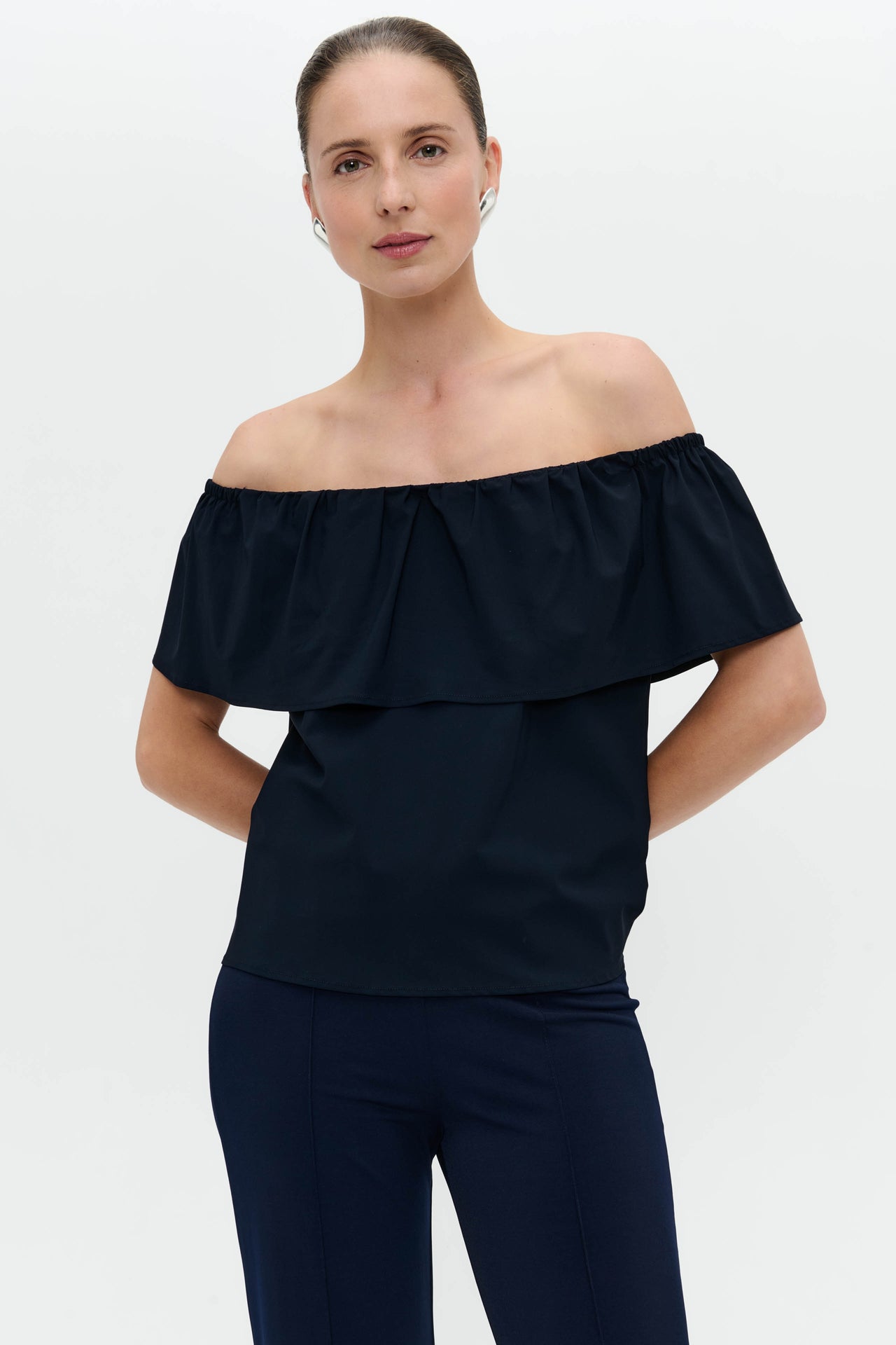 Diane top technical jersey | Blue