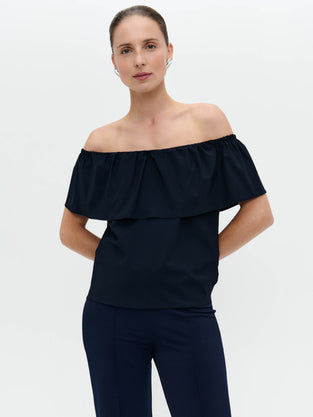 Diane top technical jersey | Blue