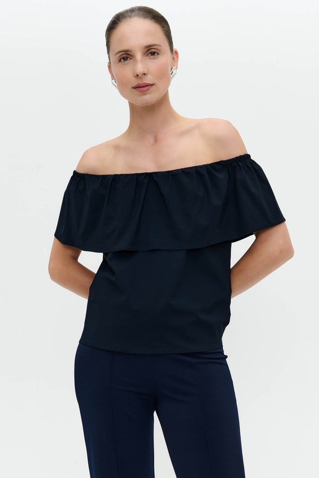 Diane top technical jersey | Blue