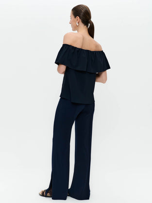Diane top technical jersey | Blue
