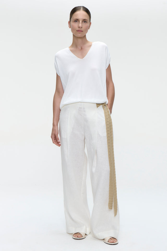 Mai linnen pants | Off White