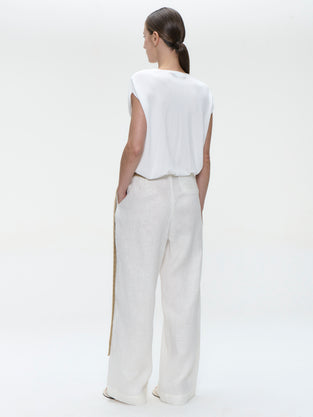 Mai linnen pants | Off White