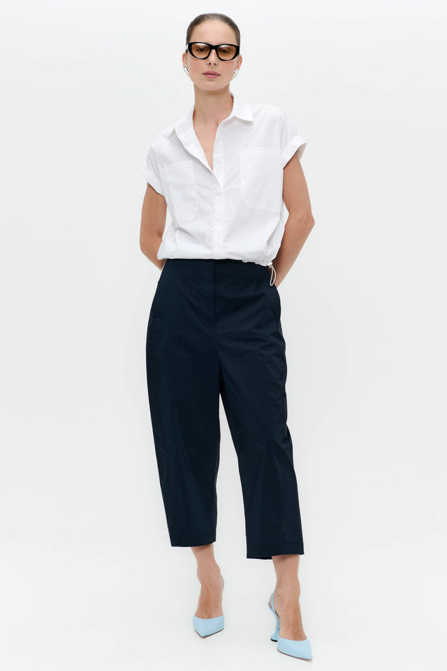 Renate poplin blouse | White