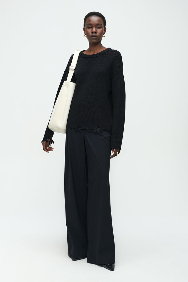 Holes Pullover | Black