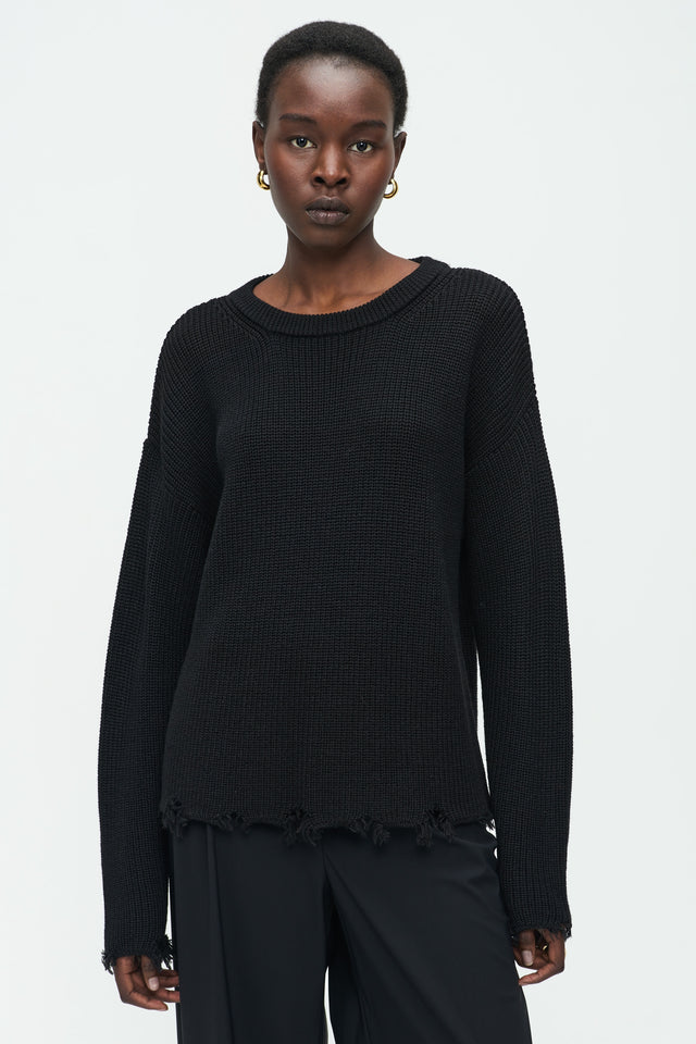 Holes Pullover | Black