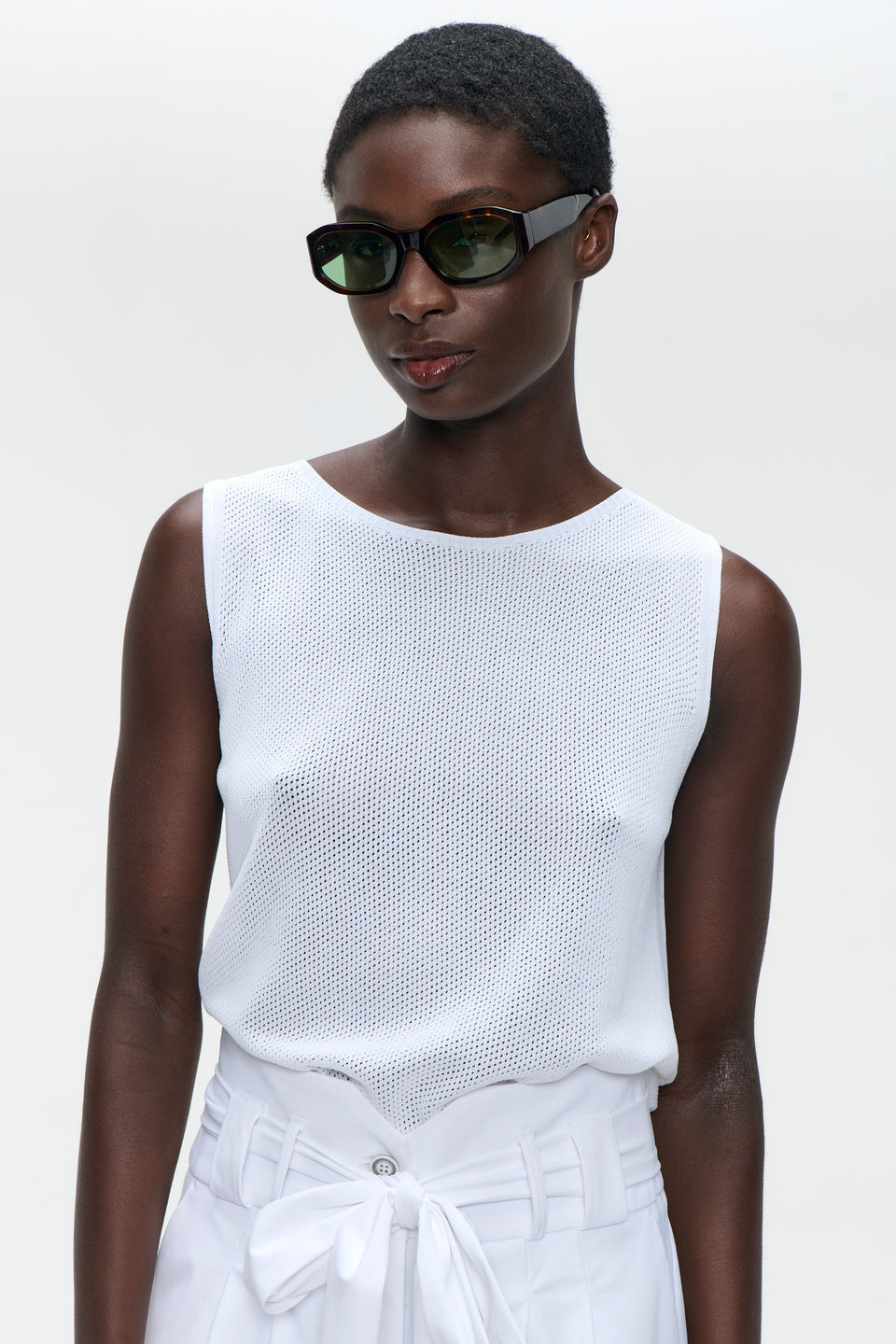 Viscose summer Top 501 | Bianco