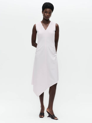 Annet dress technical jersey | Light Pudra