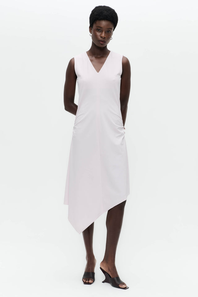 Annet dress technical jersey | Light Pudra