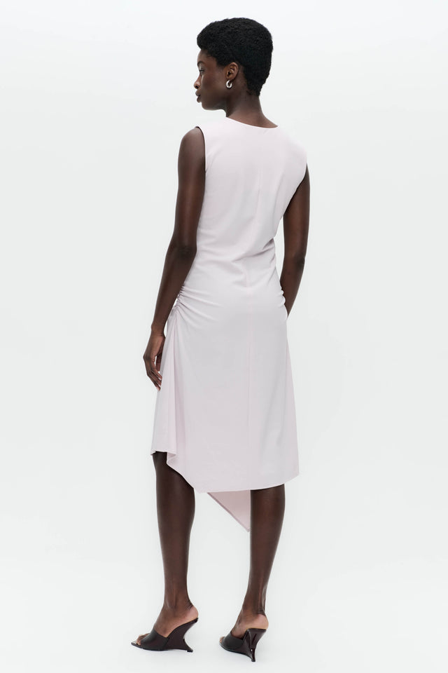 Annet dress technical jersey | Light Pudra